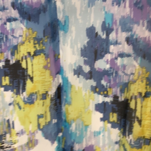 Dressbarn Plus Size Floral Watercolor Dress Sz 24 - Picture 10 of 16